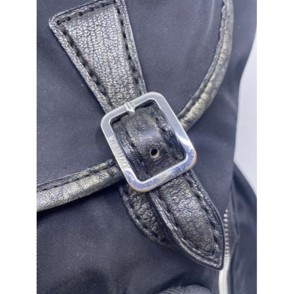 Mz Wallace Cece Moto Black Nylon Backpack - Picture 7 of 12